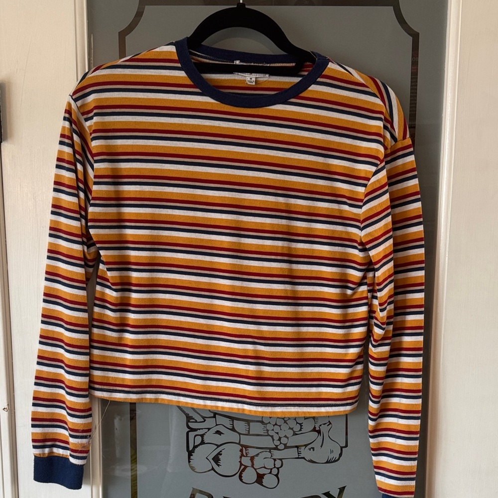 Angel Kiss Colorful Striped Tee